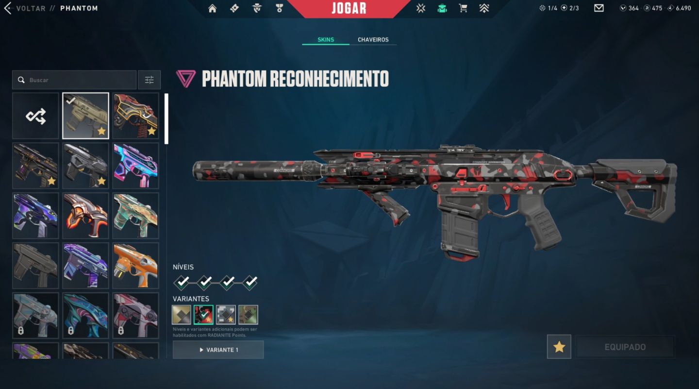 CONTA PLAT 1 COM MUITA SKIN