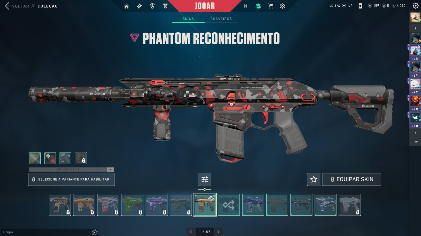 Conta de valorant dima 1 com primordium e leque raro