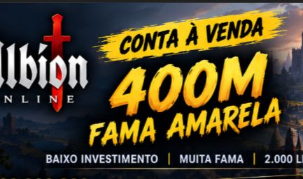 Conta albion online - 400M fama amarela 2000 LP