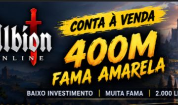 Conta albion online - 400M fama amarela 2000 LP