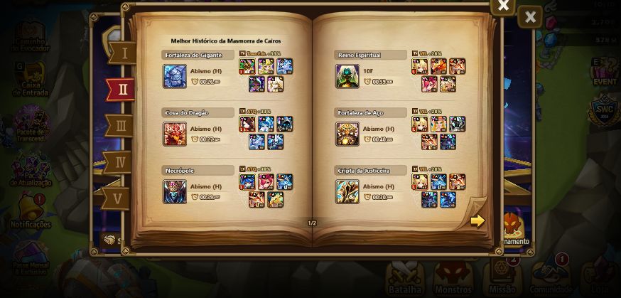CONTA END GAME - 4 LDs: GIANA + WOLYUNG + ZERATU + PONTOS