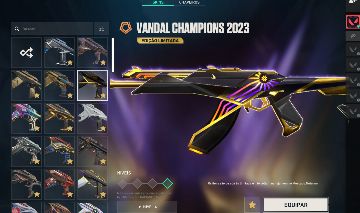 1 x Conta VALORANT com skins - LVL 330 - R$3100 GASTOS - 187 SKINS