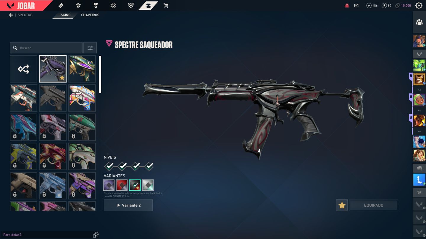 Conta prata 1 com faca saqueadora e varias skins