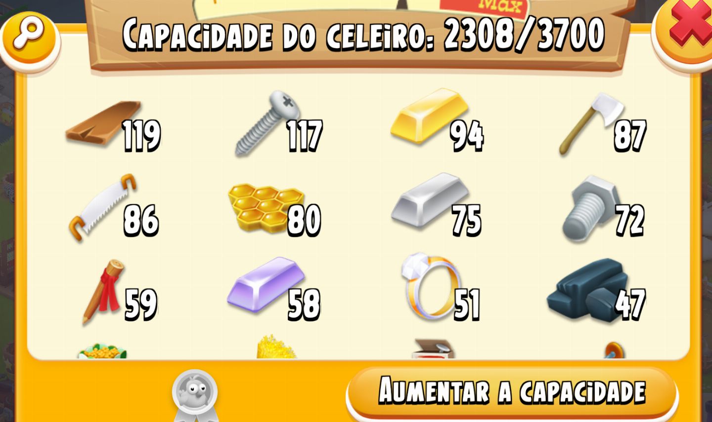 Conta hay day com mais de 1 M DE gold