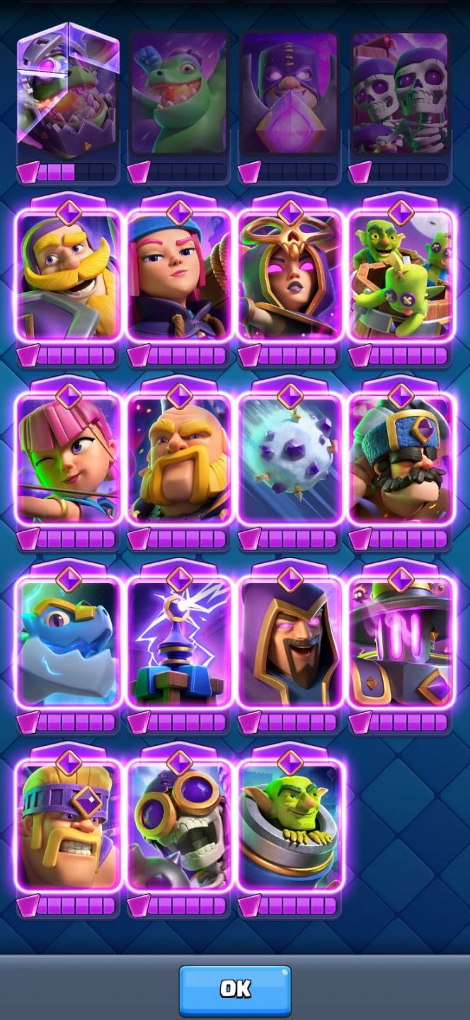 Conta Clash Royale com muitas evoluções e mais de 10k de trofeus