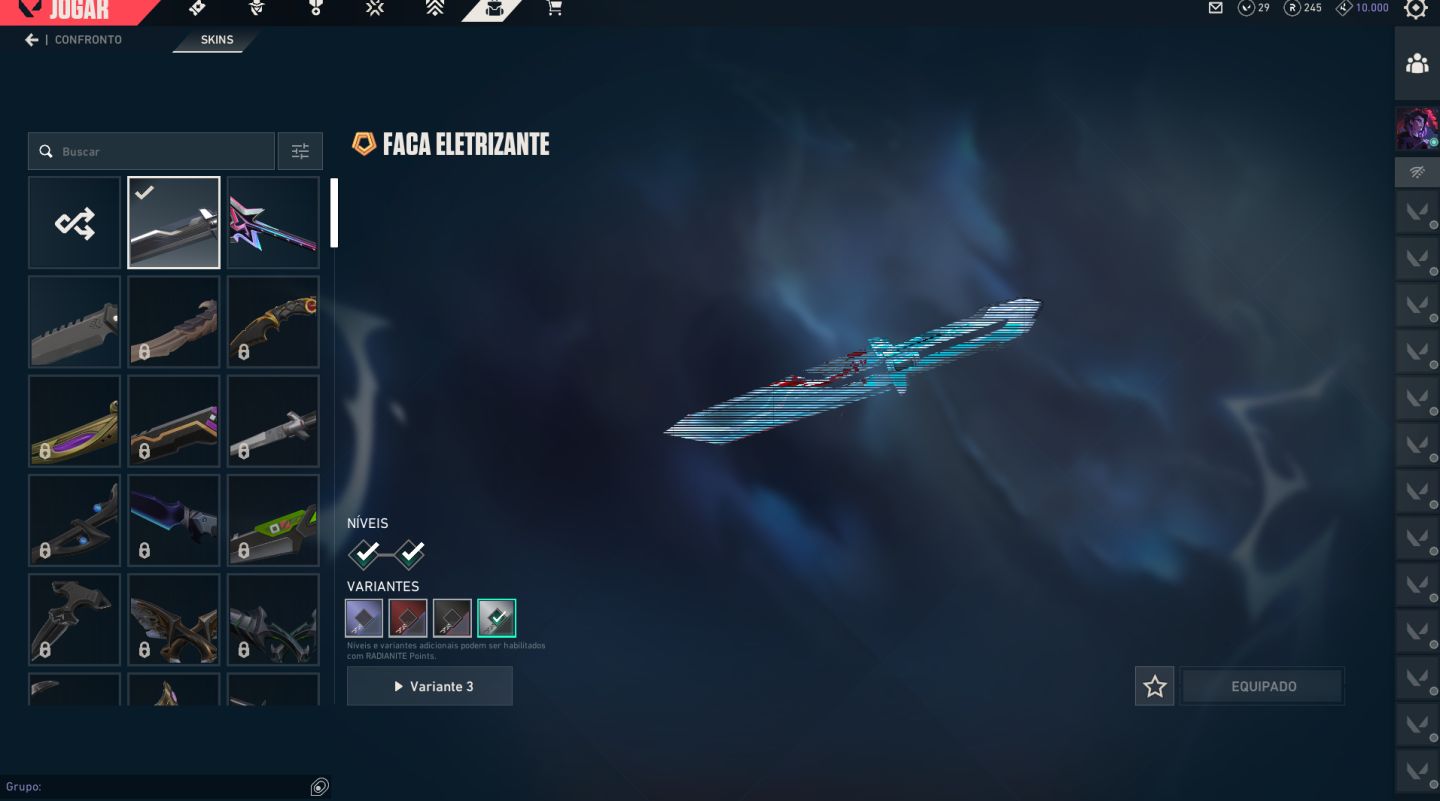 Conta Valorant Gold 3 Com Varias Skins TOPS DE TRYHARD