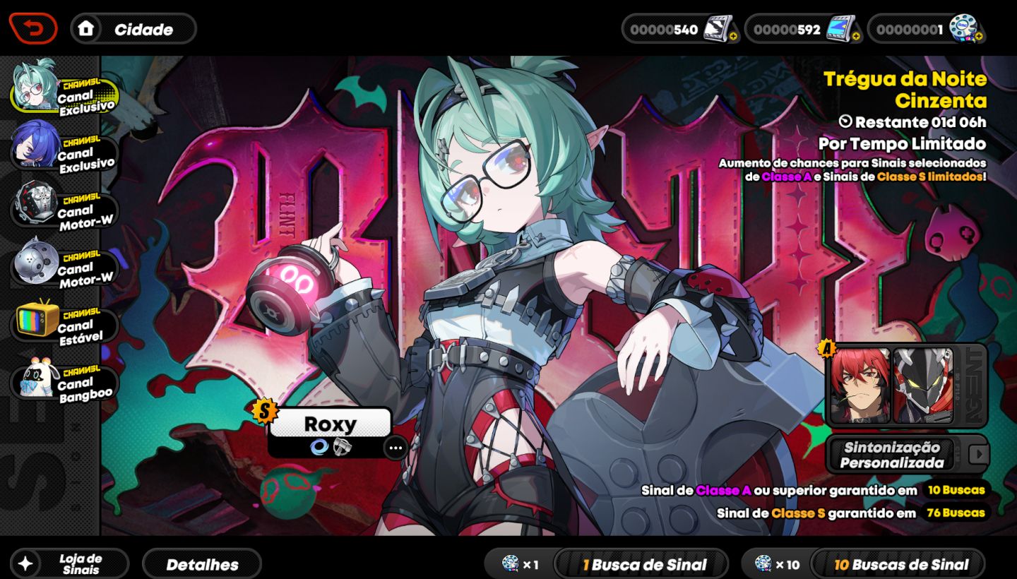 Conta ZZZ - 16 personagens Tier S e 7 armas tier S
