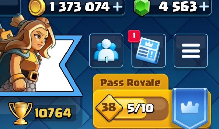 Conta de Clash royale + DE 11 MIL TROFEUS (LVL15)