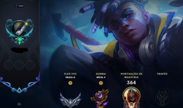 Conta de LoL Skin LeBlanc Lenda Ascendida Mitica e +17 Skins Lendárias