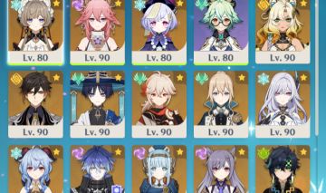 Conta de genshin com + de 59 5 [Ásia] AR60, endgame