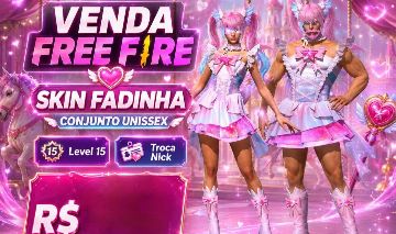 CONTA BOT DE FREE FIRE+ CONJUNTO FADINHA