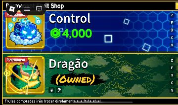 Conta blox fruits gemada com gamepass e frutas permanentes (dragon)