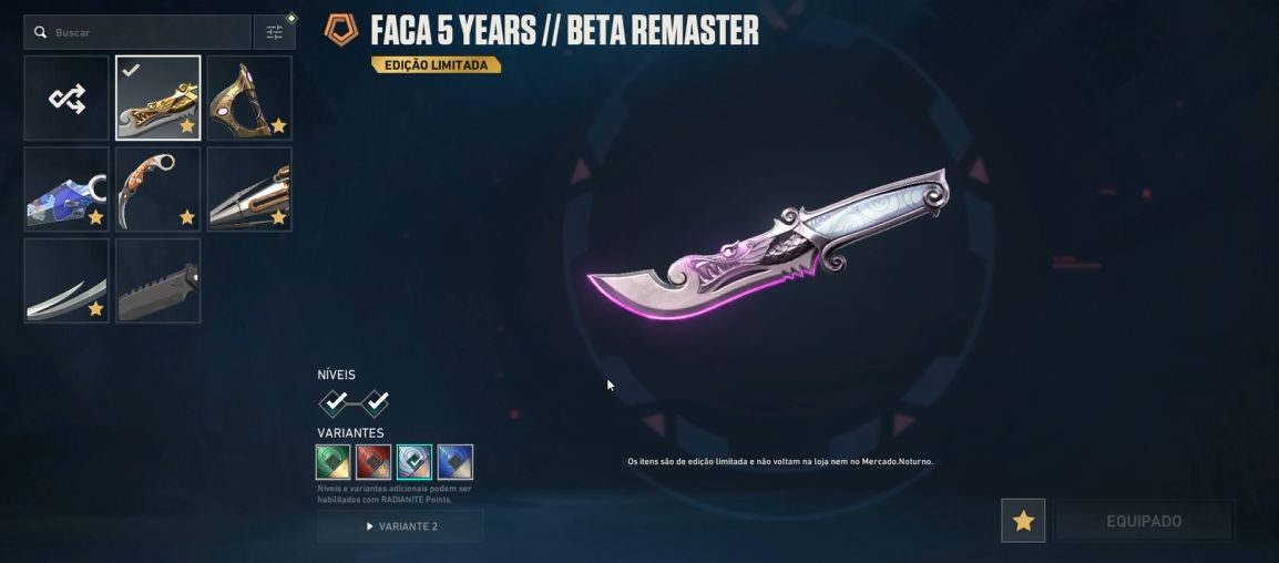 Conta Valorant com skins RARAS - Sem RANK