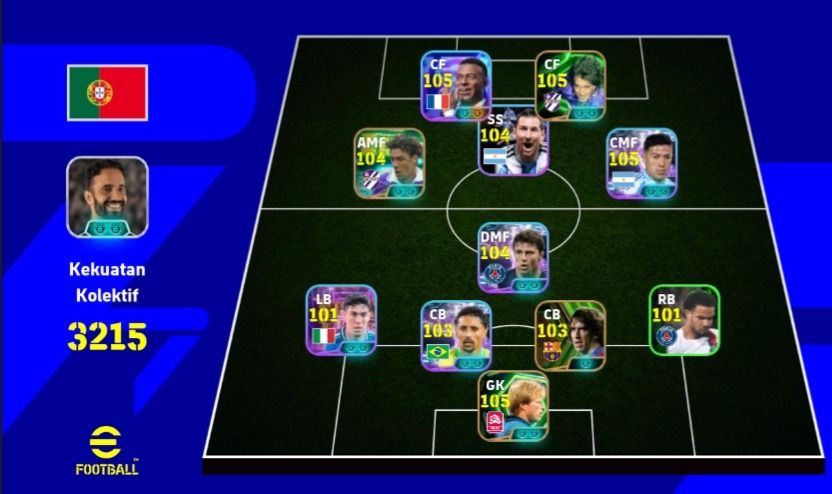 CONTA eFOOTBALL | STRENGTH 3215+ | MESSI - MBAPPE - ENZO FERNANDES+++