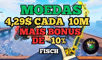 (PEIXE/FISCH) CS MOEDAS[Mais Baratos do - Roblox - Fisch - GGMAX
