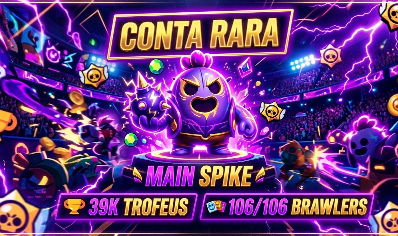 CONTA(S) BRAWL STARS RARA(S) E EXCLUSIVAS! Está procurando uma conta de d