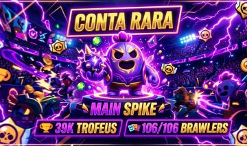 CONTA(S) BRAWL STARS RARA(S) E EXCLUSIVAS! Está procurando uma conta de d