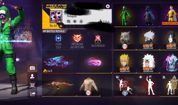 Conta Free Fire Básica Com Top Criminal e Bandeirão