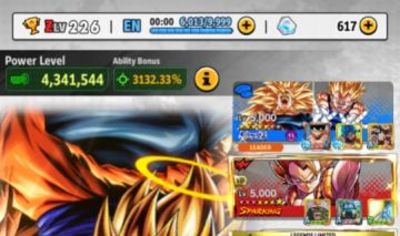 Conta DB legends level 226
