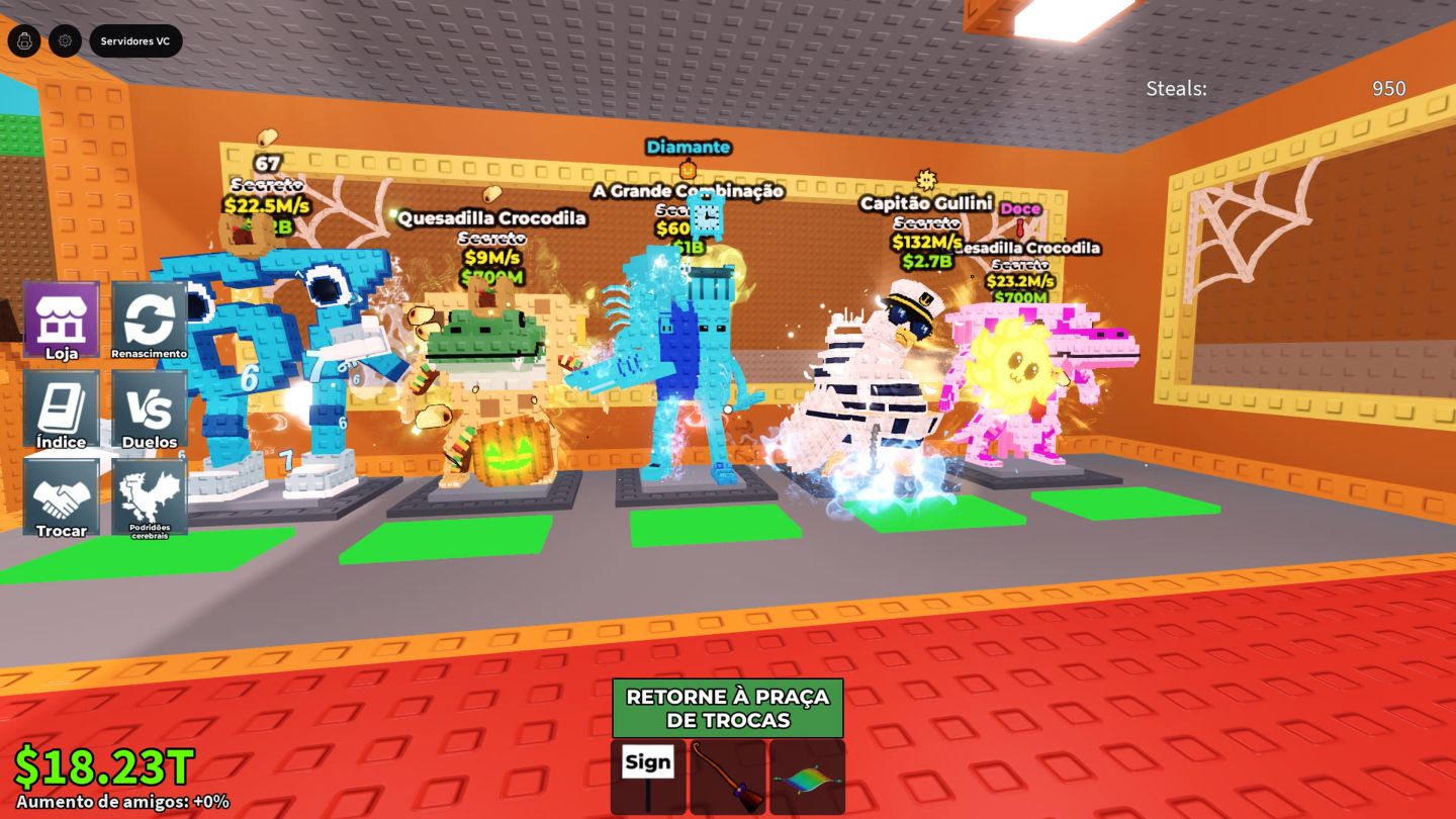 Roube o brainhot (brainhots)