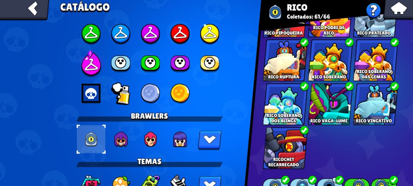 CONTA DE BRAWL STAR COM 39K+ TROFÉUS E MUITAS SKINS