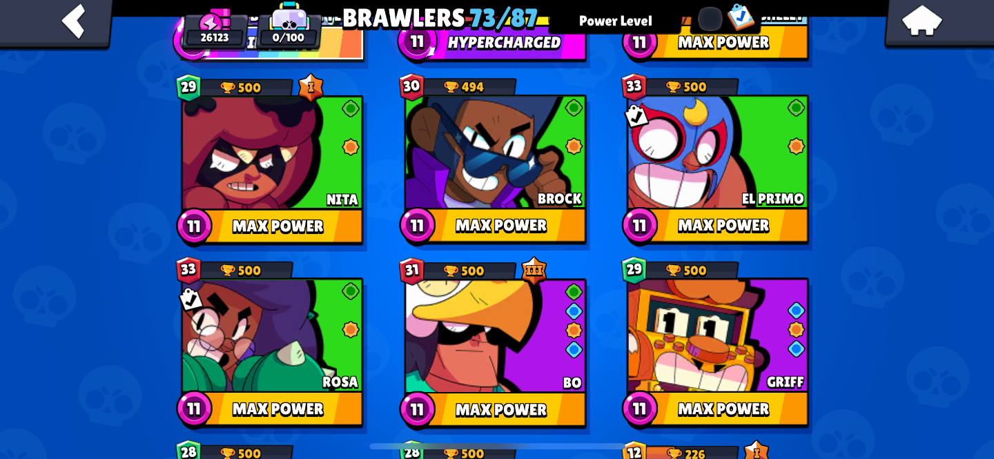 Conta brawl Stars 26K TROFÉUS!!!