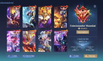 Conta Mobile legends + recall trovão