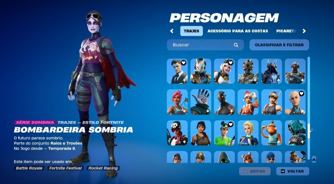Conta Fortnite OG TRYHARD| Travis Scott | Bandido Psicopata | Peixoto World Cup