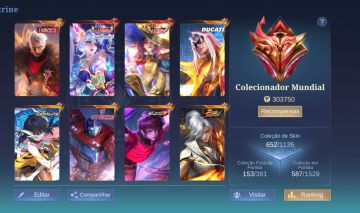 Mobile Legend CONTA COLECIONADOR MUNDIAL