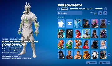 CONTA CAVALEIRO ARANHA CORROMPIDO + 27 SKINS + 70 PICARETAS - BRINDE INSANO!