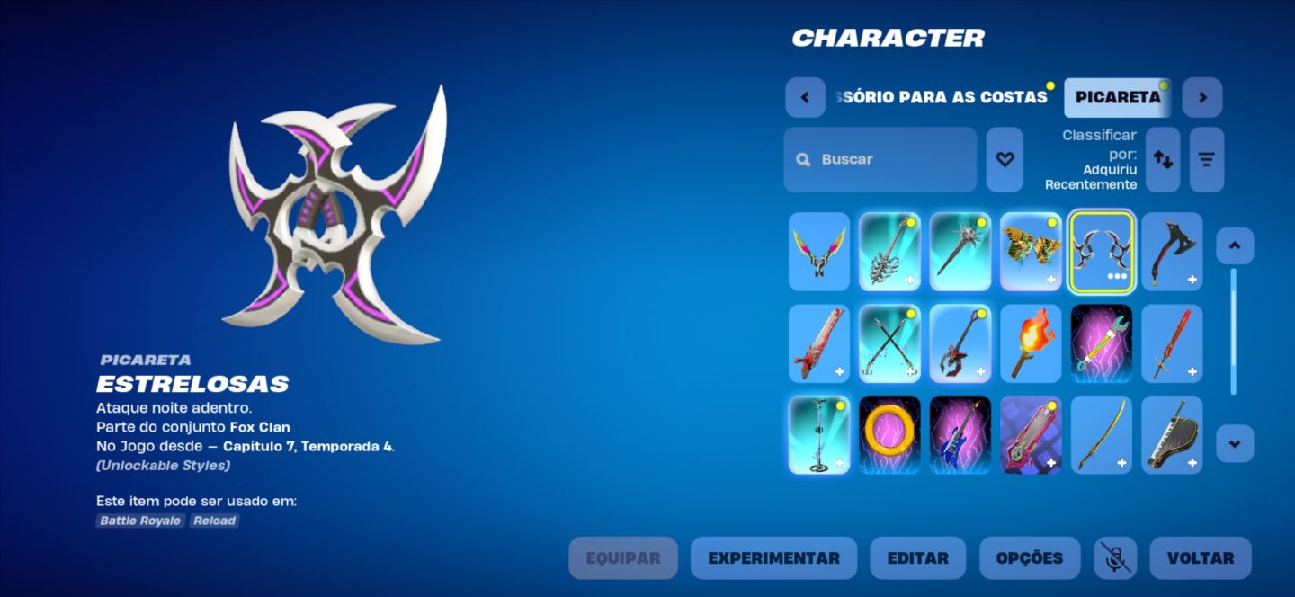 Conta epic games com skins de fortinite, saldo na conta e Hogwarts Legacy