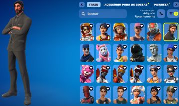 CONTA FORTNITE COM MUITAS SKINS