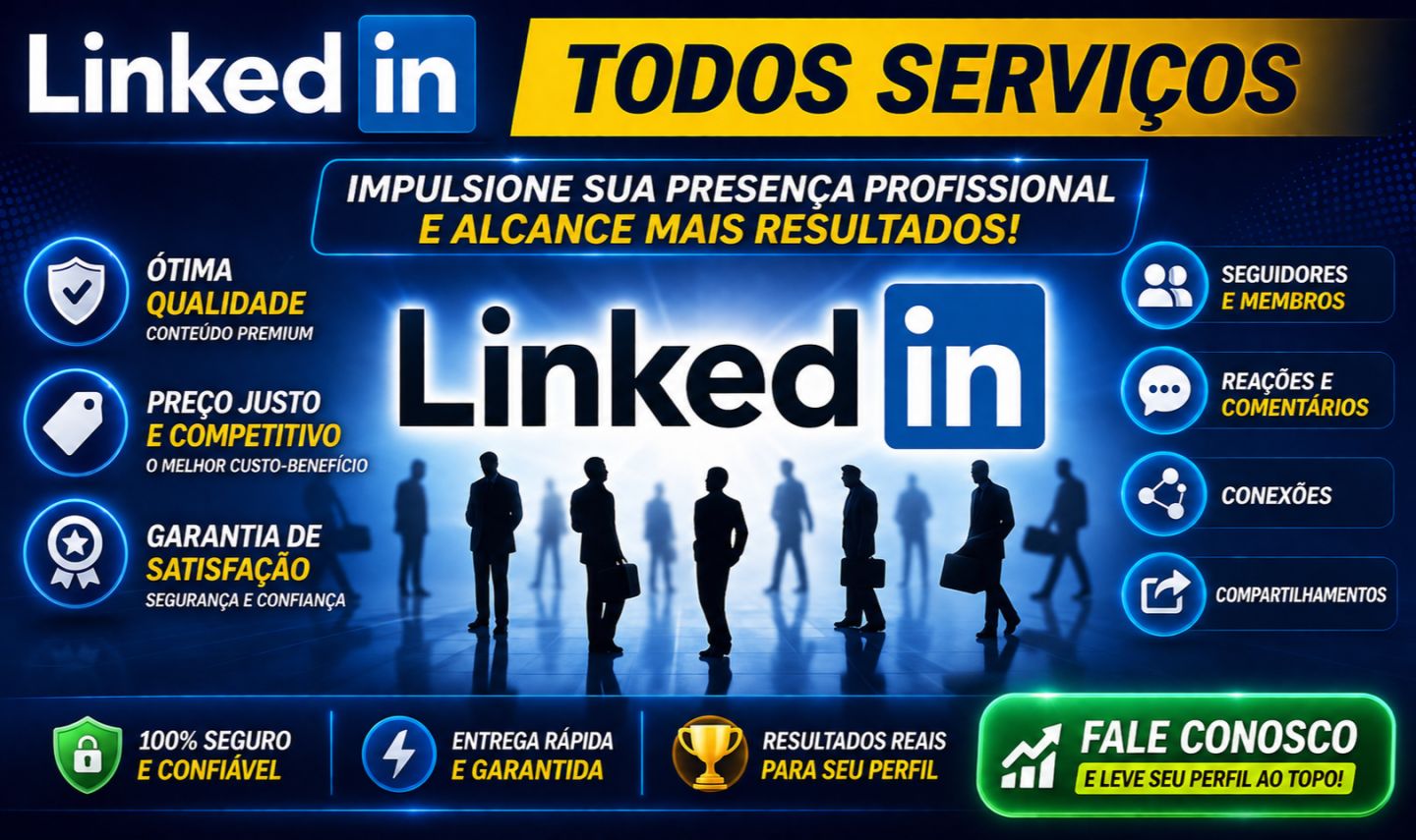Bombe no Linkedin, melhor Qualidade com preços baixos