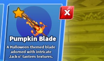 Roblox Blade Ball Pumpkin Blade