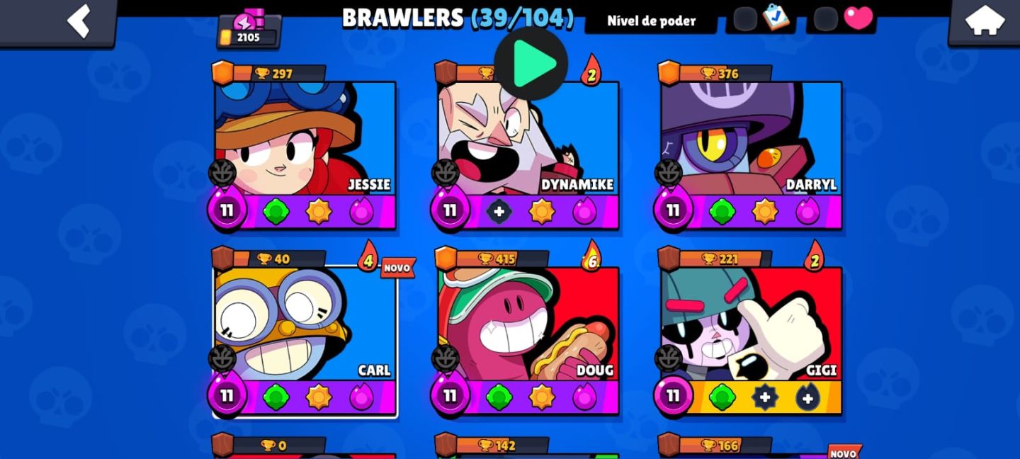 Conta Sulpercell com Brawl Stars e Clash Royale