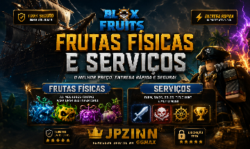 FRUTAS FÍSICAS E SERVIÇOS BLOX FRUITS | ENTREGA RÁPIDA | JPZINN