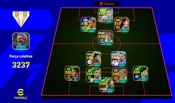 Conta Efootball - chega até 3240 de over