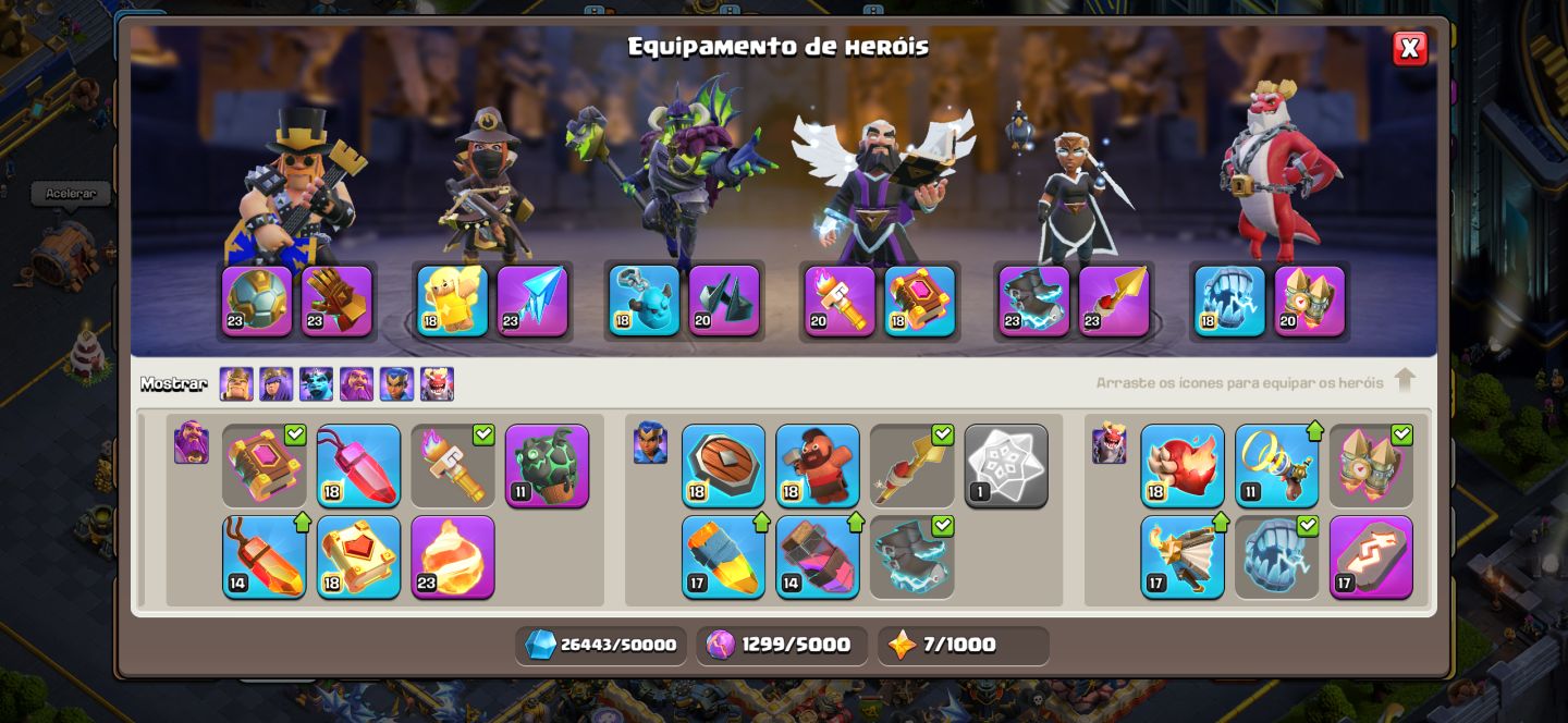 [Cv17] Conta Clash of Clans + Imagens