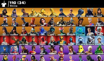 Conta fortnite Ikonik, glow, travis