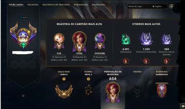 CONTA LOL MAIN - DESAPEGO