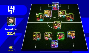 Conta Efootboll com Som chute bugado full cartas