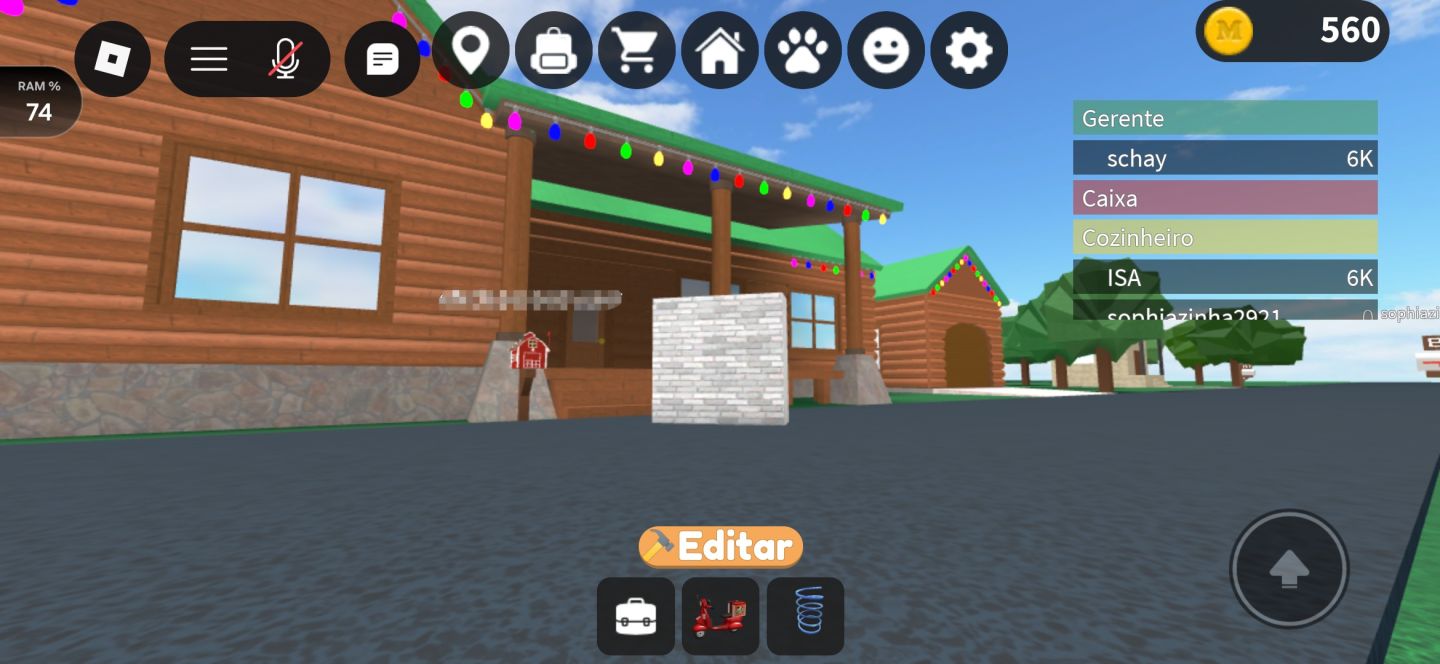 Conta de Roblox (Brookhaven, pizza place, bloxburg)