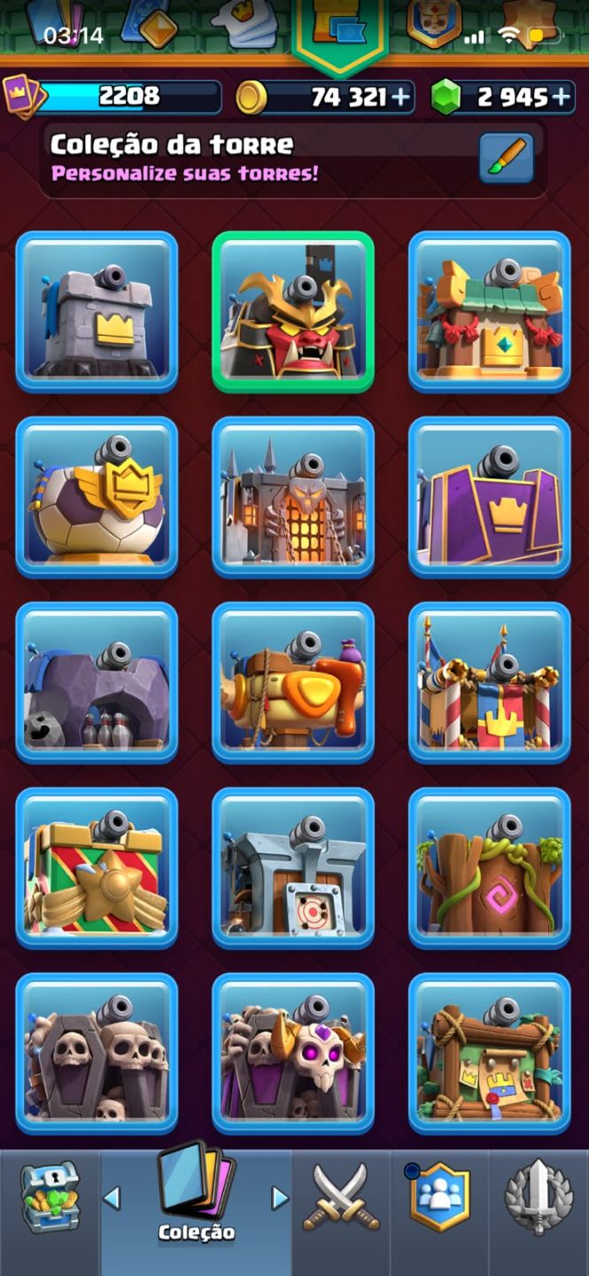 Conta Clash Royale Endgame - 8 anos