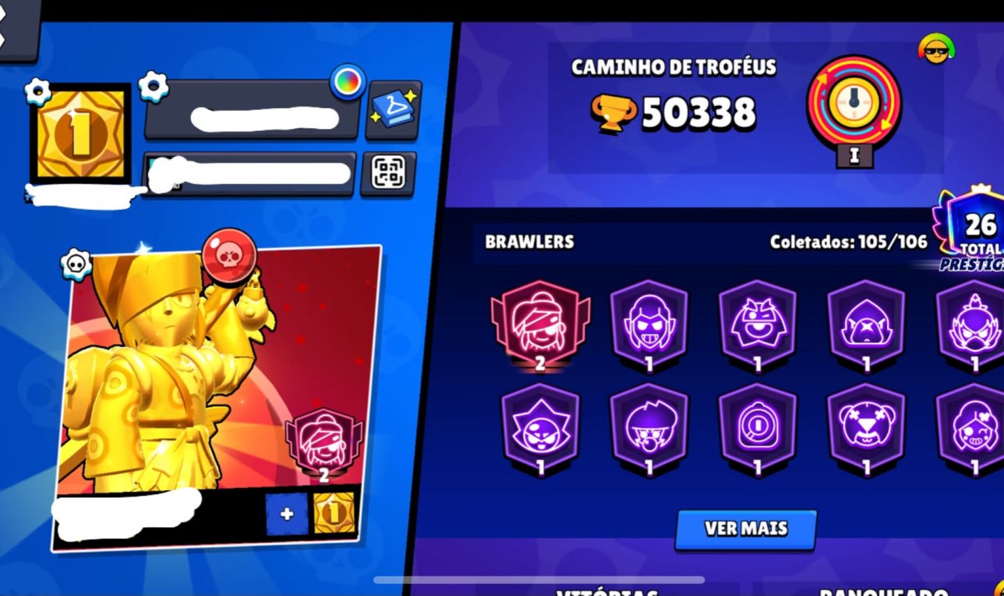 CONTA DE BRAWL STARS 2019