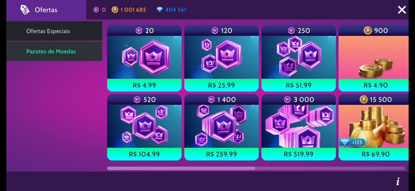 Conta de avakin life nivel alto com 1 milhão de avacoins e 400 mil diamantes
