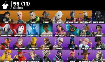 FORTNITE conta mais de 55 skins e muitas picaretas | YUJI