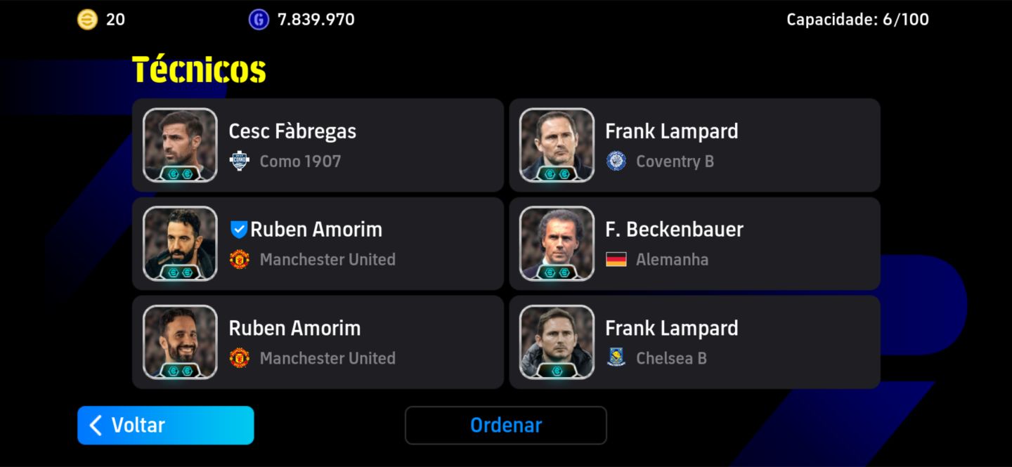 Conta efootball com Neymar, Messi e Yamal do Pack