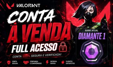 Conta VALORANT com 2 Vandal 2 Facas e 1 Phantom