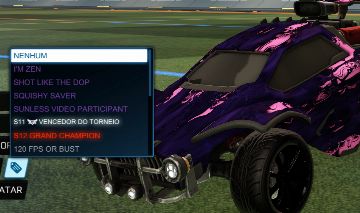 CONTA ROCKET LEAGUE S11 TORNEIO SSL E S12 GRAND CHAMPION + MUITOS ITENS!