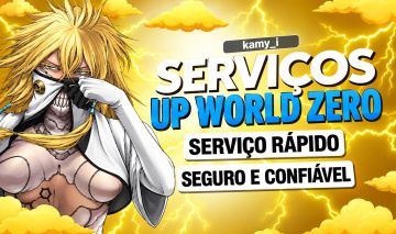 PROMO SERVIÇO DE UP WORLD ZERO ROBLOX